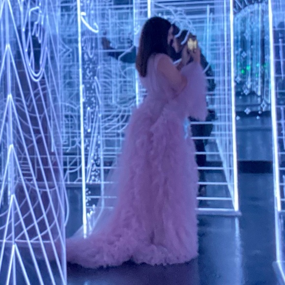 Pink Tulle Robe Gown - Picture 2 of 5